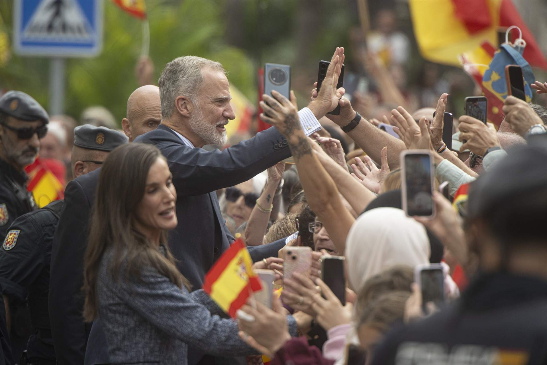 Sentiment espanyolista exacerbat a Ceuta per la visita dels Borbons: "Yo soy español, español, español"