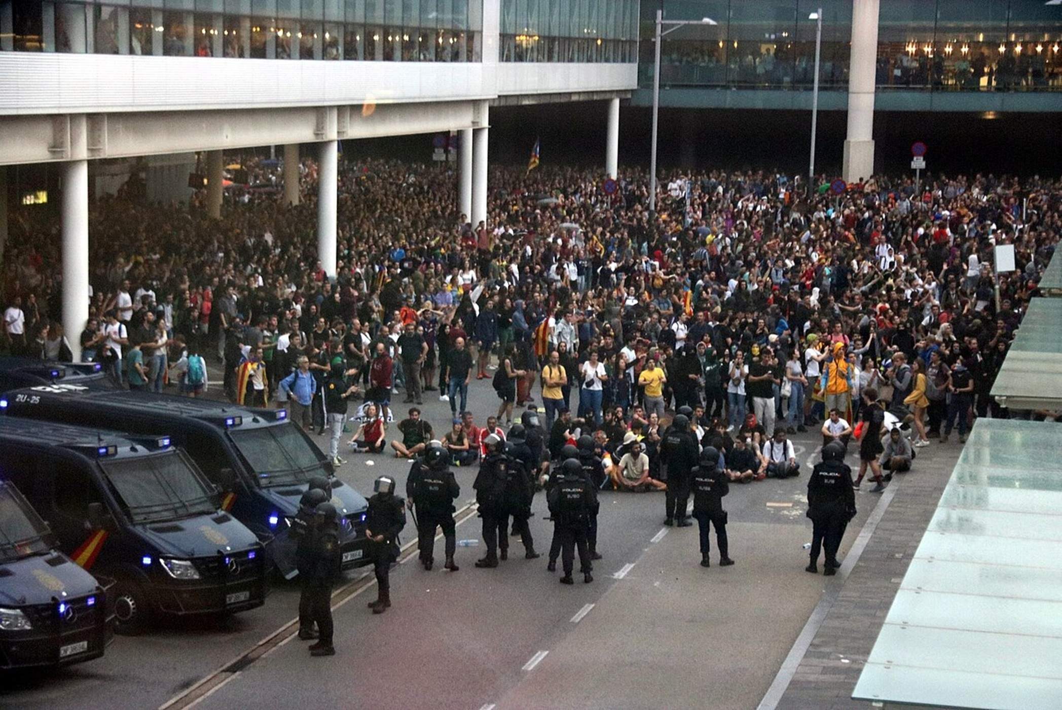 7 anys de la crida "Tothom a l’aeroport" convocada per Tsunami Democràtic