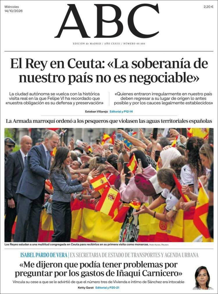 'ABC', 14 d'octubre de 2026 'ABC', 14 d'octubre de 2026