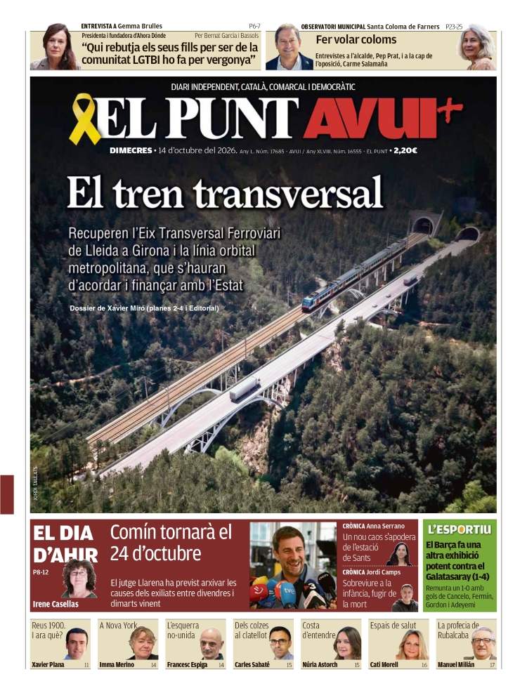 'El Punt Avui', 14 d'octubre de 2026 'El Punt Avui', 14 d'octubre de 2026
