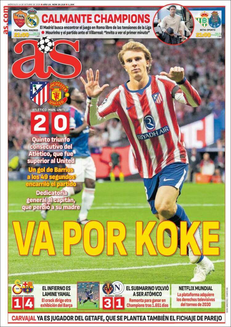 As portada del 14 10 2026 As portada del 14 10 2026