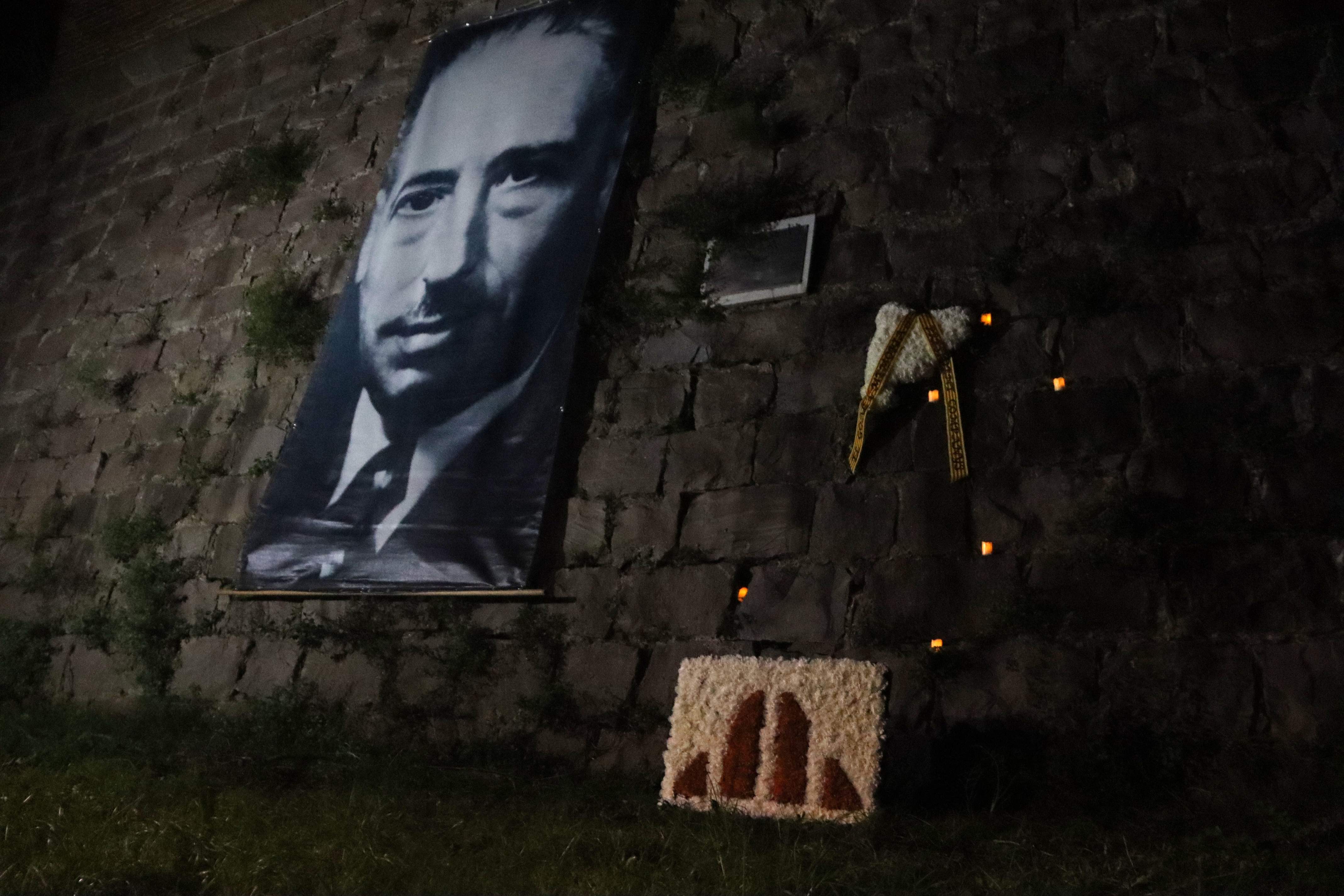 ERC i Junts es disputen entre retrets el llegat de Companys en un homenatge marcat pel 29N
