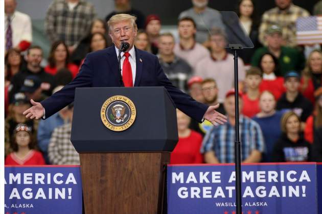 Trump participa en un acte de campanya a Alaska / Europa Press Trump participa en un acte de campanya a Alaska / Europa Press
