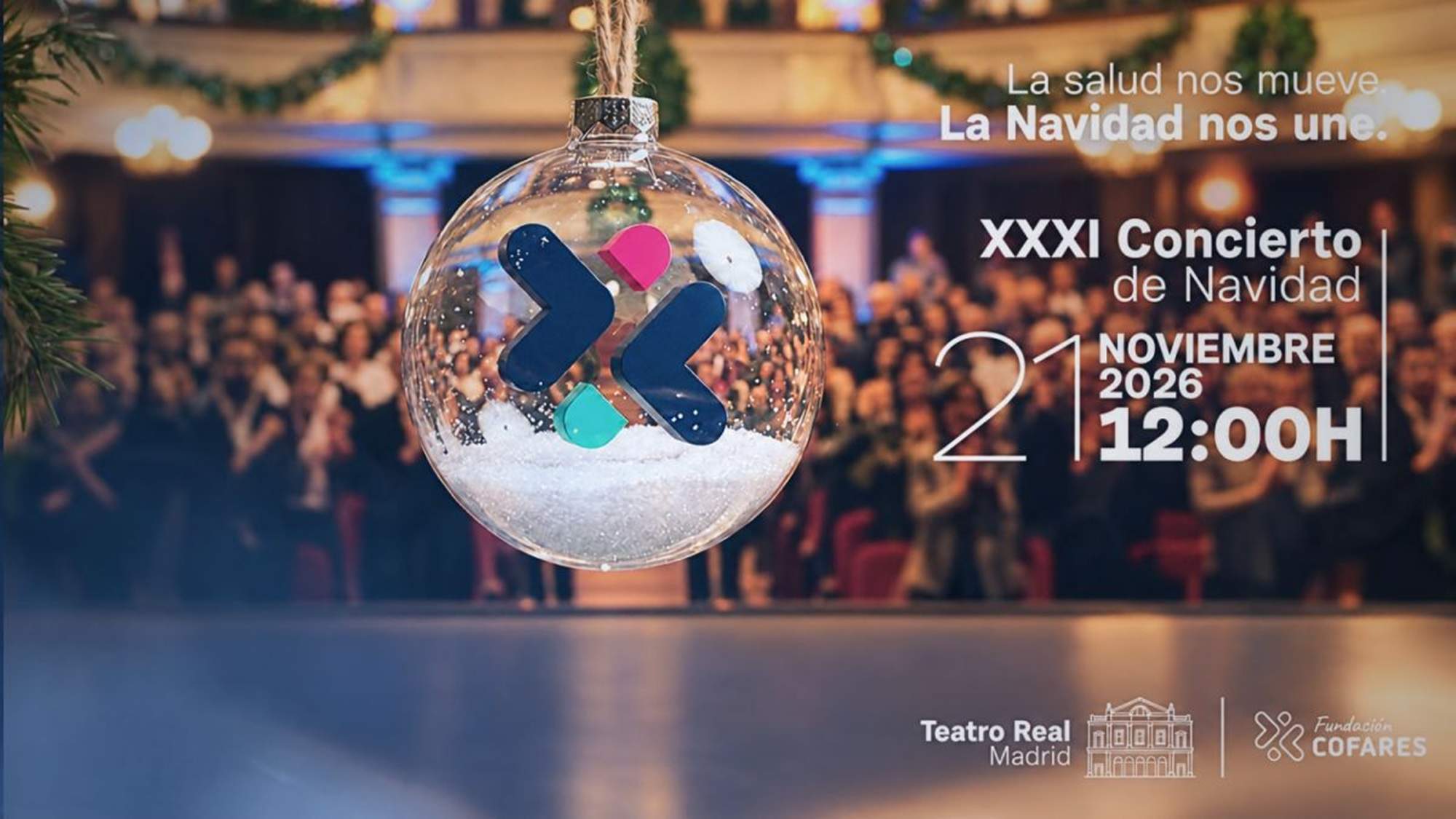 La Fundació Cofares obre la venda d'entrades del seu XXXI Concert Benèfic de Nadal Fundació Cofares