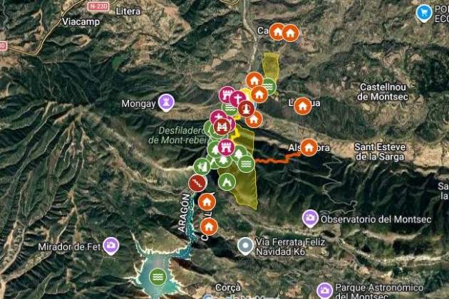 Imatge de les rutes que es poden fer / Foto: Fundació Catalunya