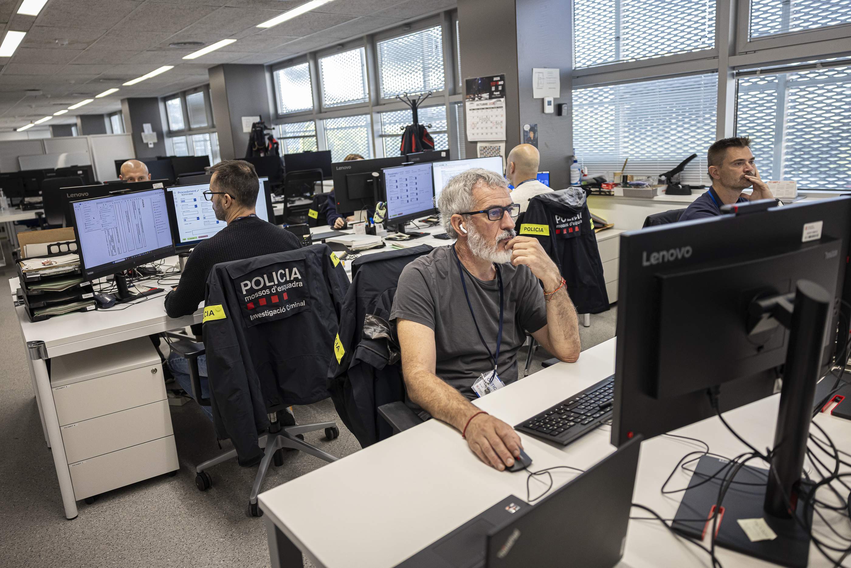 L'Agència de Ciberseguretat de Catalunya i el cos de Mossos d'Esquadra presenten el Pla de lluita contra les ciberestafes 2026-2028 / Foto: Montse Giralt