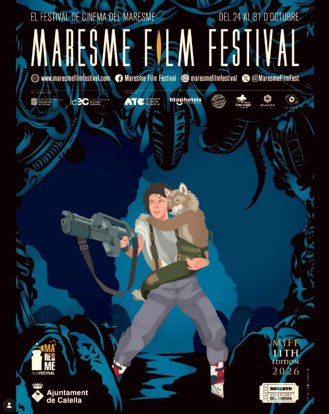 Cartell de l'edició 2026 del Maresme Film Festival Cartell de l'edició 2026 del Maresme Film Festival