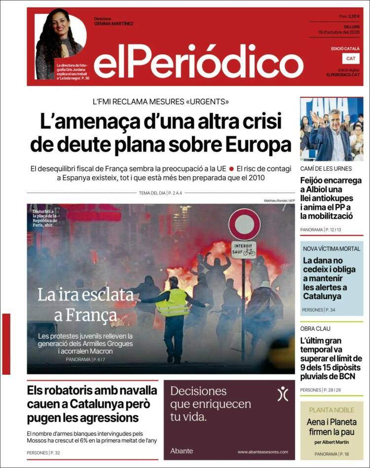 'El Periódico', 19 d'octubre de 2026 'El Periódico', 19 d'octubre de 2026