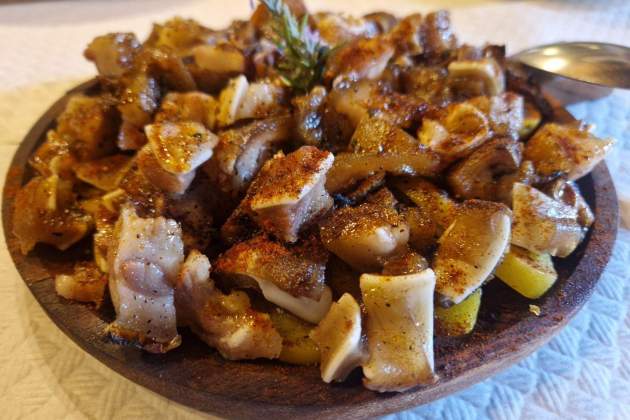 ''Pop de muntanya'' del restaurant Can Mascort. / Foto: Esmorzarsdeforquilla.cat ''Pop de muntanya'' del restaurant Can Mascort. / Foto: Esmorzarsdeforquilla.cat