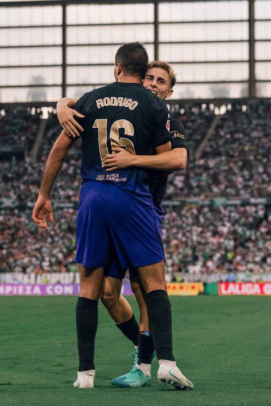 Rodri marca el sei primer gol amb el Barça / Instagram