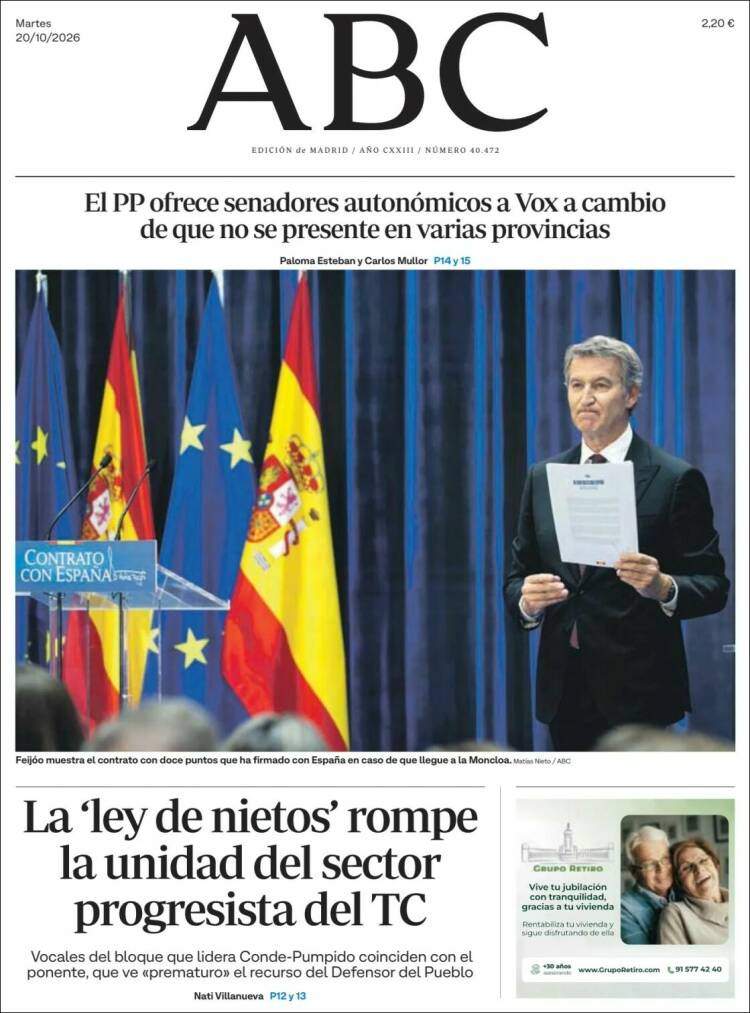 'ABC', 20 d'octubre de 2026
