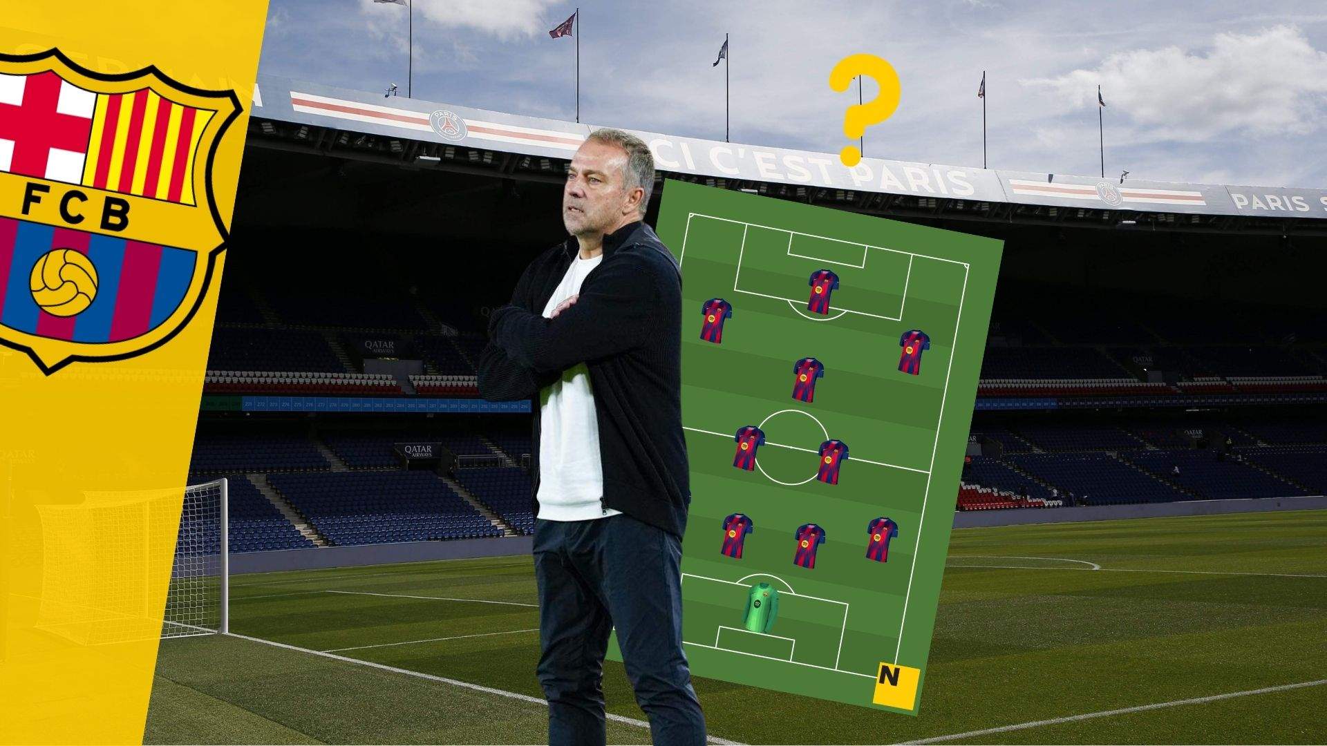 Posible alineación del Barça contra el PSG de la Champions: una duda y con la artillería pesada