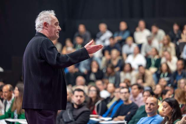 Ferran Adrià a l'Auditori del Fòrum Gastronòmic durant l'edició de 2025