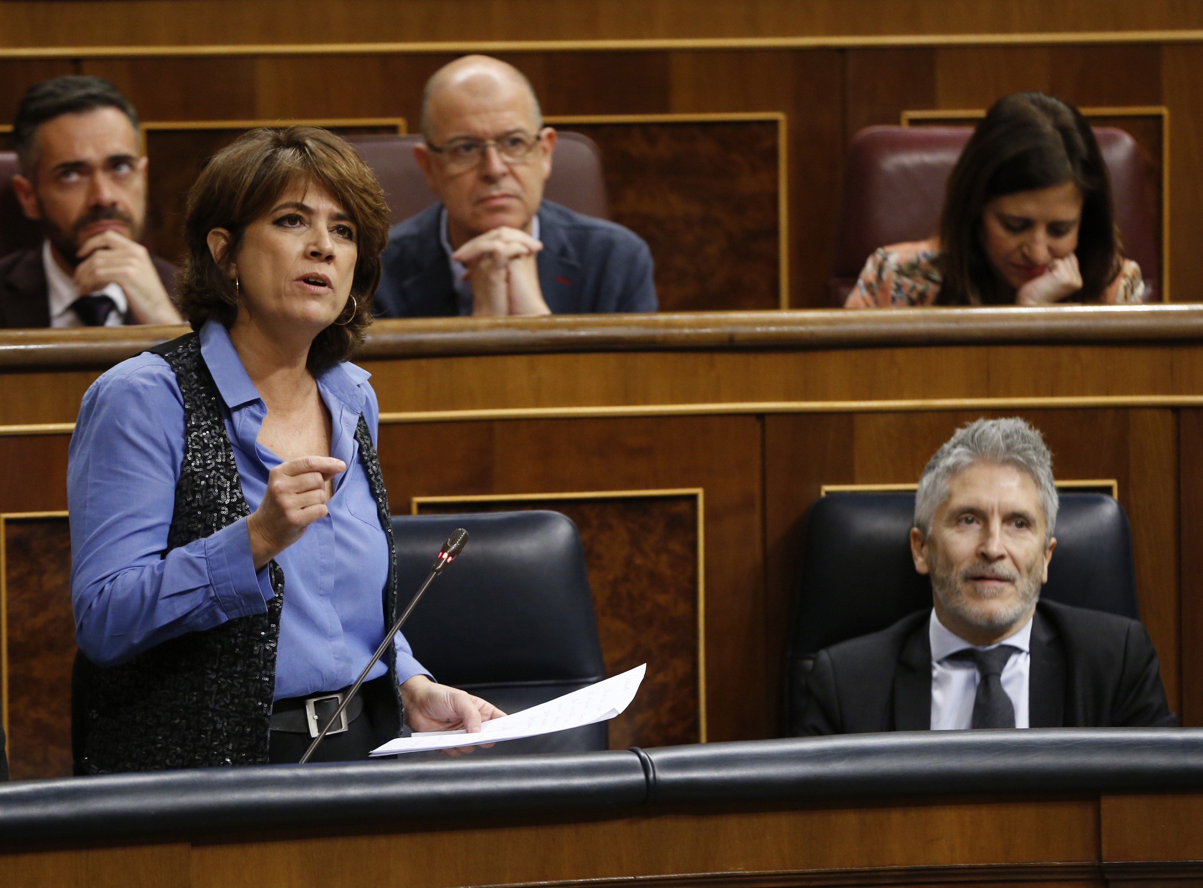 Las Cortes vuelven a reprobar a la ministra Delgado gracias a la abstención de ERC y Bildu