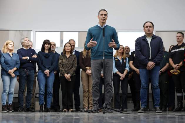El president del govern espanyol, Pedro Sánchez, visita Oliva / EFE/Manuel Bruque