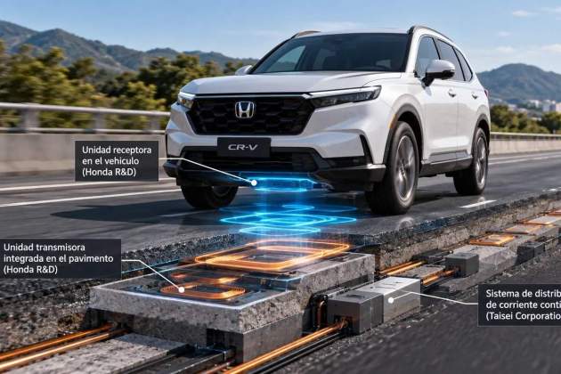 Així és el sistema de càrrega sense fil que proposa Honda Així és el sistema de càrrega sense fil que proposa Honda