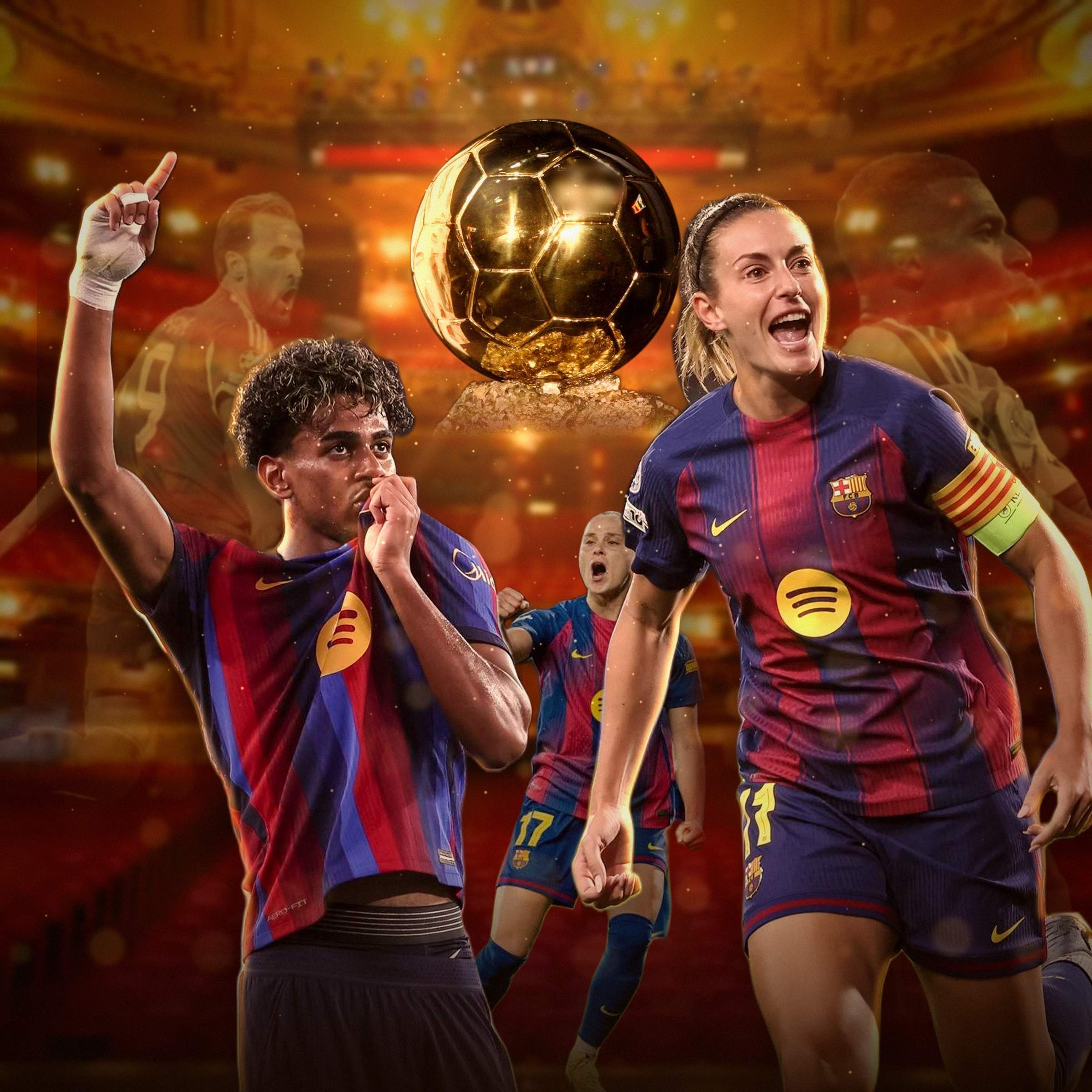 Noche de Balón de Oro con acento catalán: Lamine y Alexia, a un paso de un doblete histórico