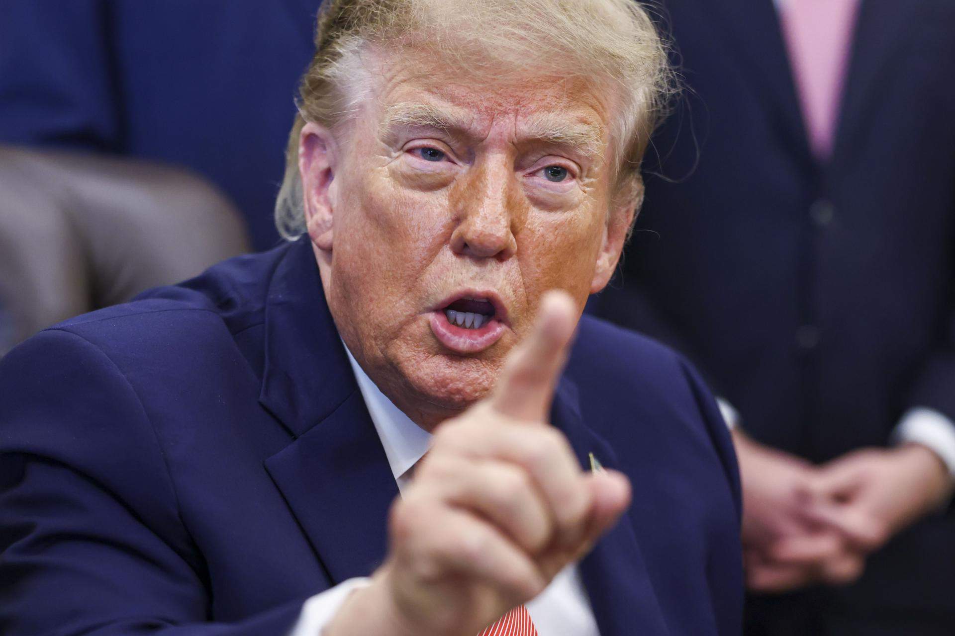 El president dels Estats Units, Donald Trump / EFE/EPA/JIM LO SCALZO / POOL