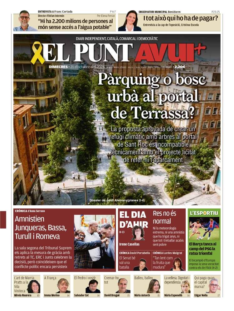 'El Punt Avui', 21 d'octubre de 2026 'El Punt Avui', 21 d'octubre de 2026