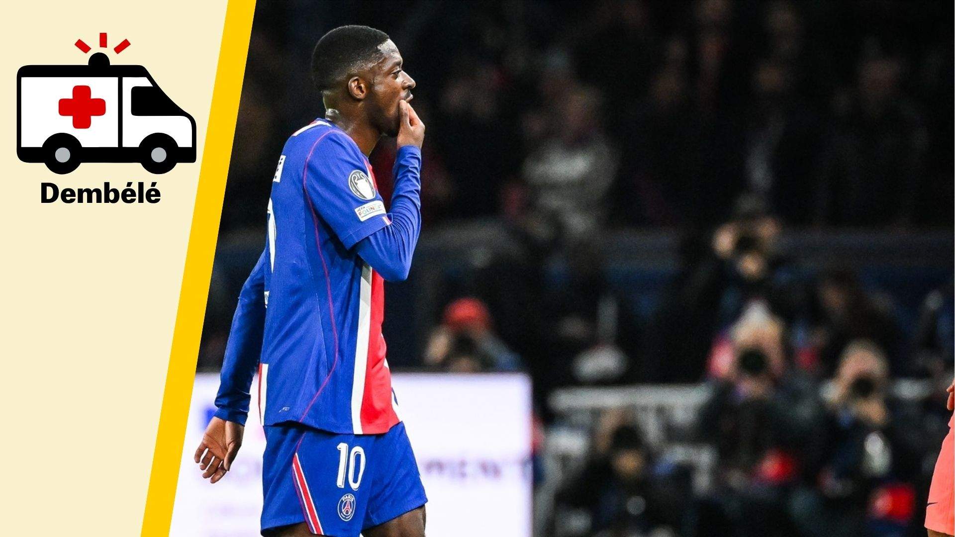 Lesió de Dembélé: què li passa, quina lesió té i quant de temps estarà de baixa amb el PSG