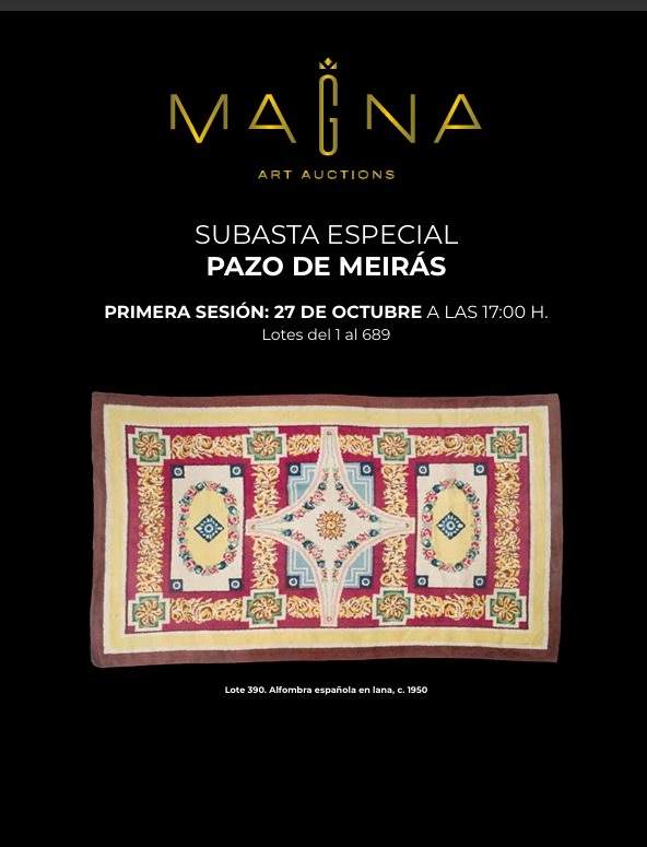 FOTO. Anuncio subasta Pazo de Meirás FOTO. Anuncio subasta Pazo de Meirás