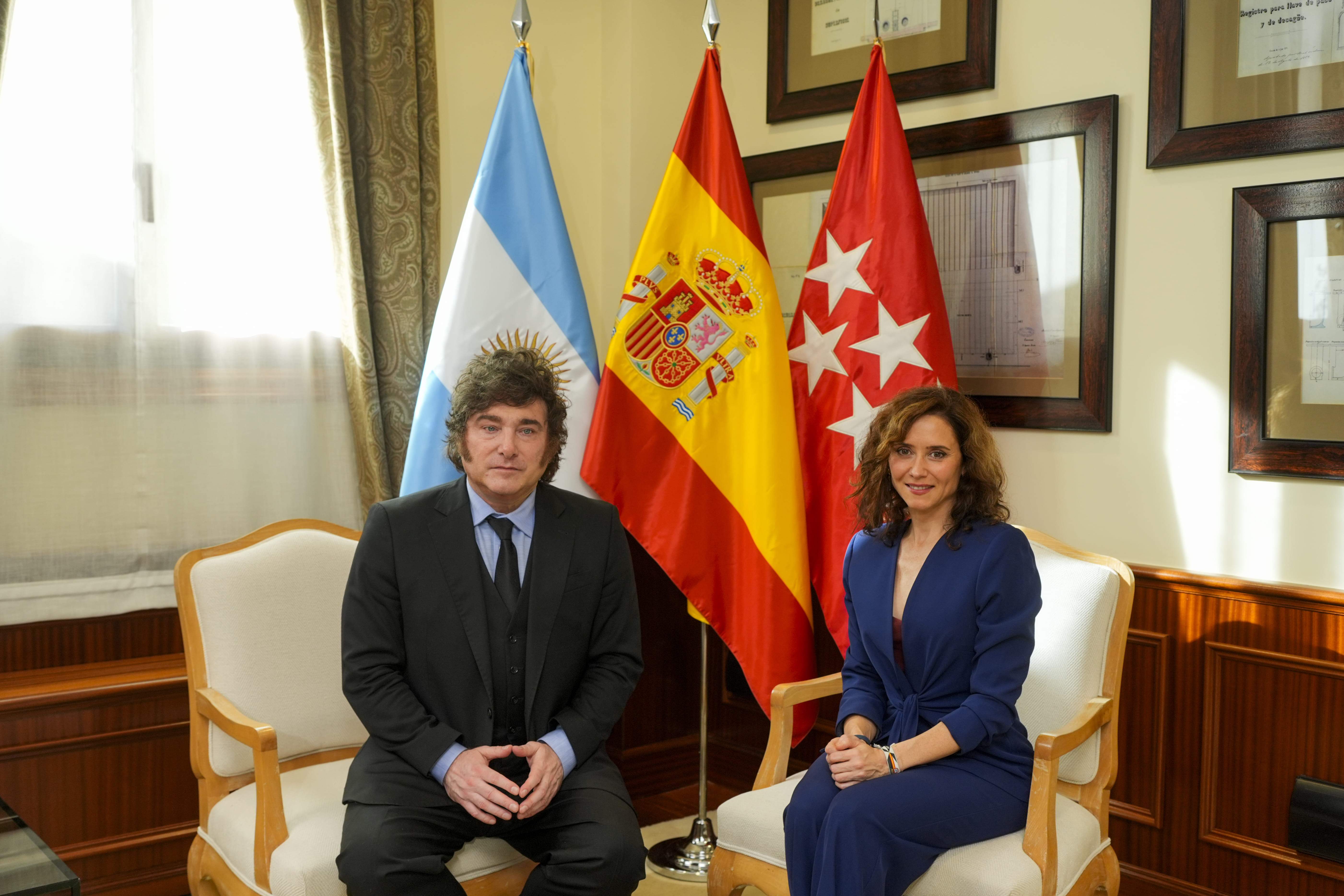 milei ayuso - Comunidad de Madrid milei ayuso - Comunidad de Madrid