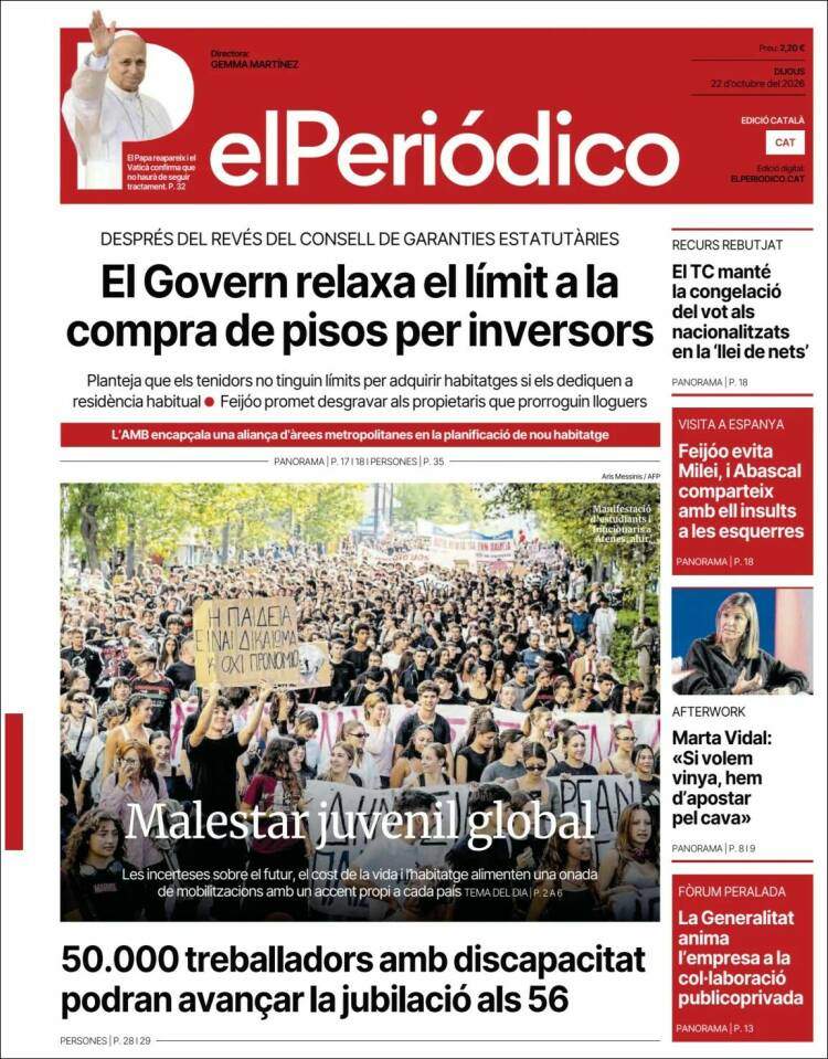 'El Periódico', 22 d'octubre de 2026 'El Periódico', 22 d'octubre de 2026