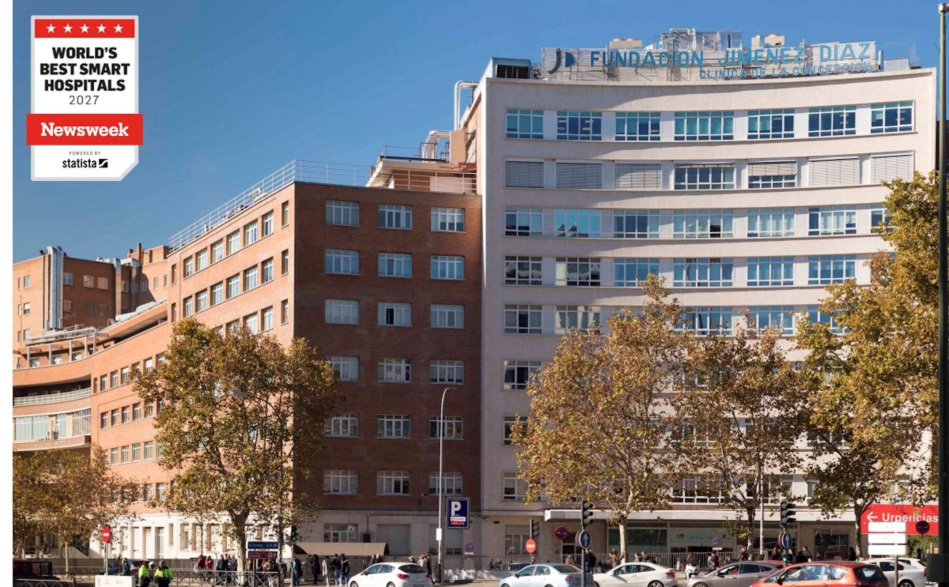 La Fundación Jiménez Díaz millora més de 100 llocs en el ‘Worlds Best Smart Hospitals 2027’ de Newsweek