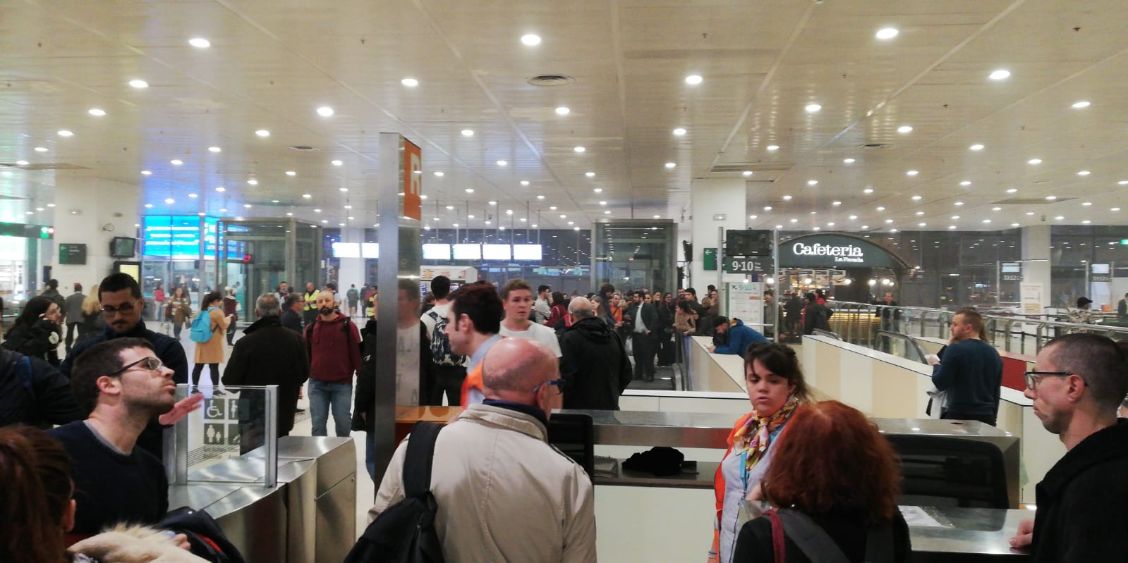 Restablerta la normalitat a l'estació de Sants