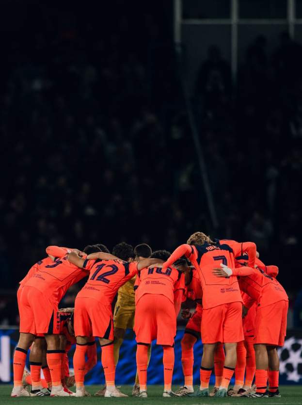 El Barça, abans del partit contra el PSG IG