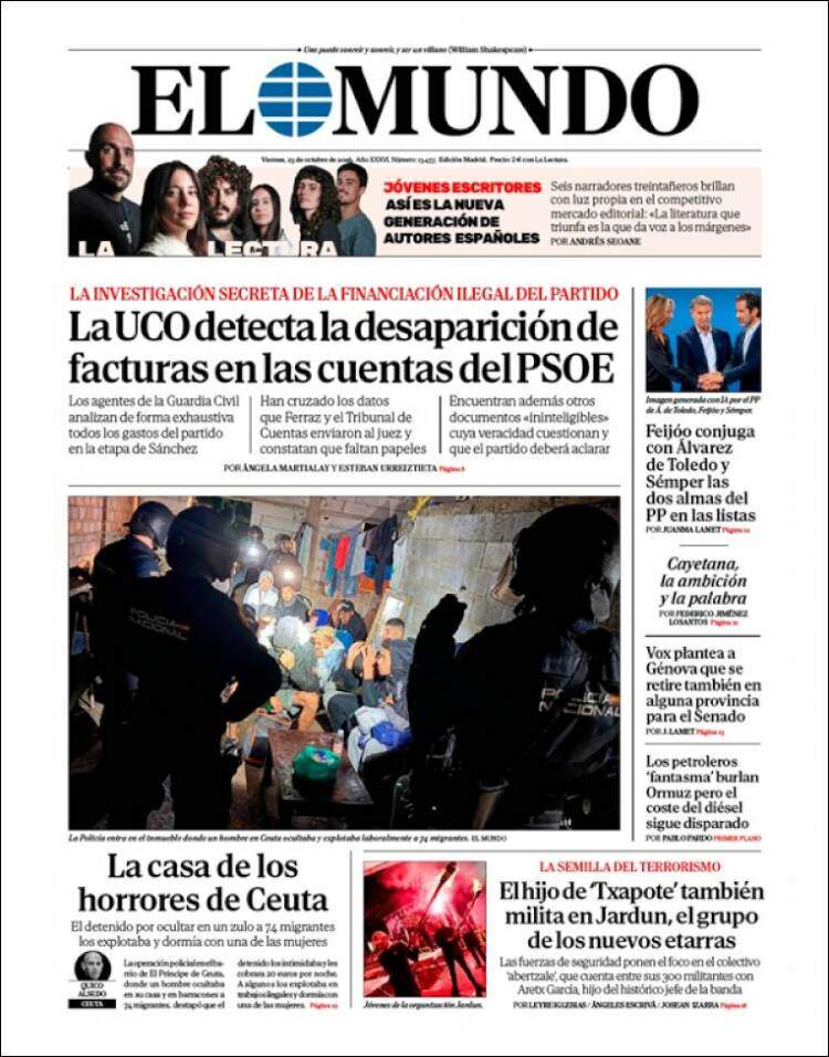 'El Mundo', 23 d'octubre de 2026