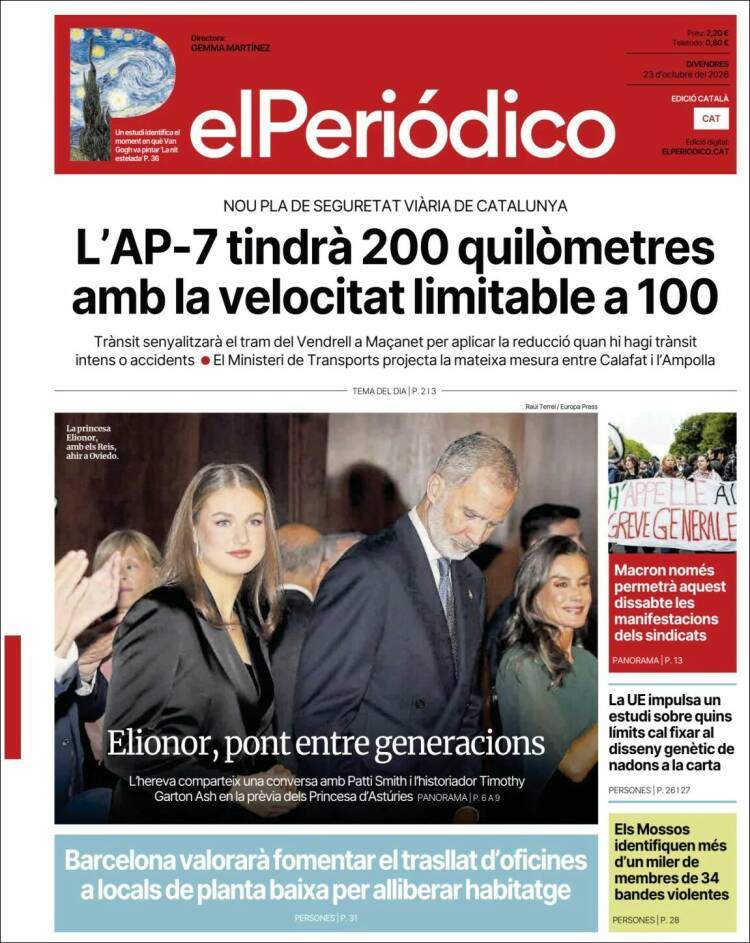 'El Periódico', 23 d'octubre de 2026