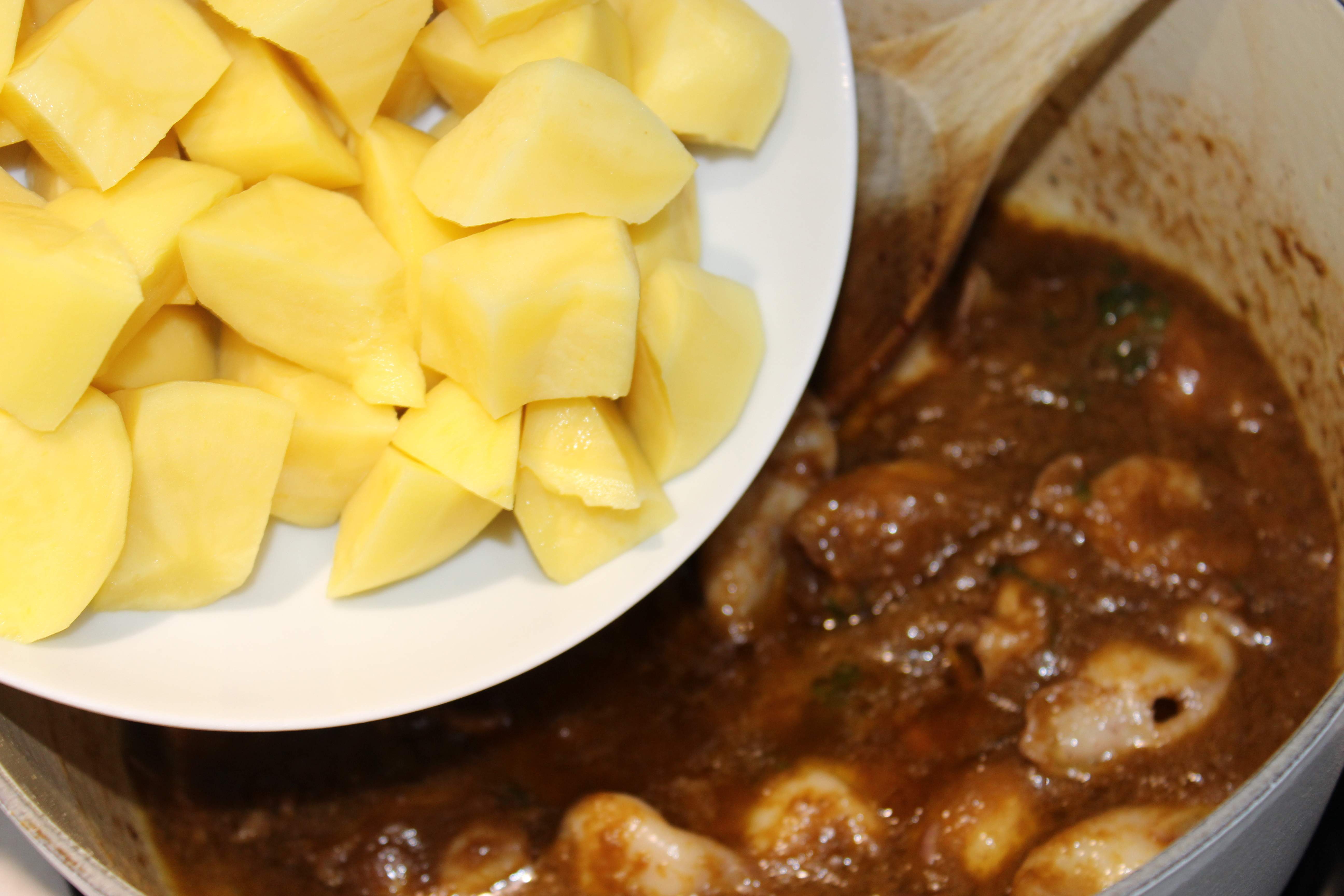 afegir patates