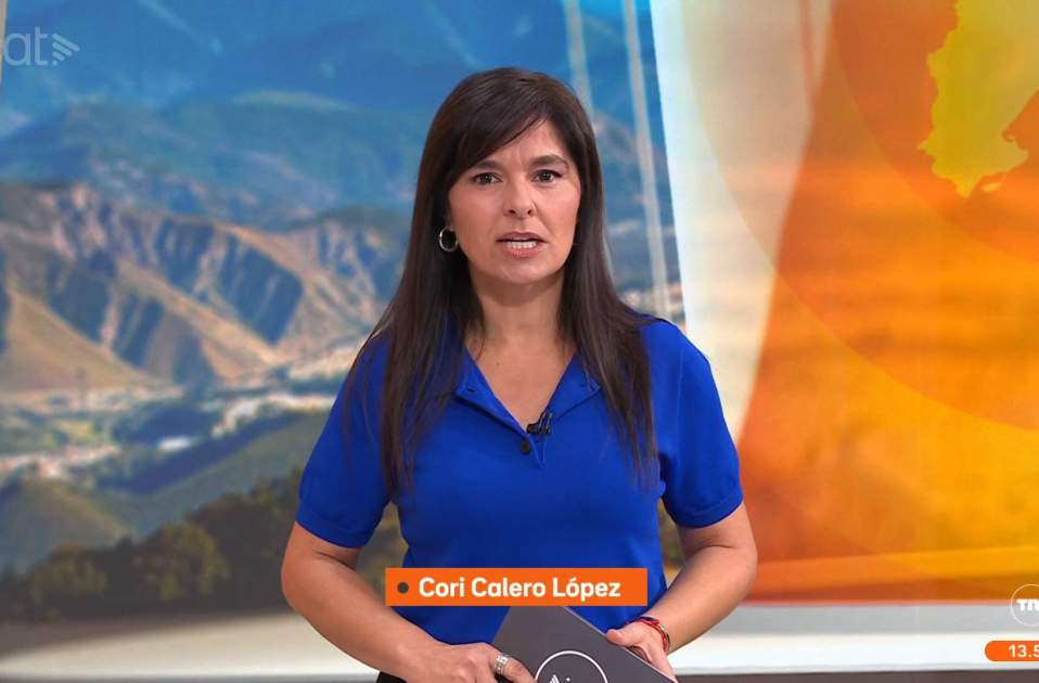Cori Calero presentadora del TN Comarques, TV3