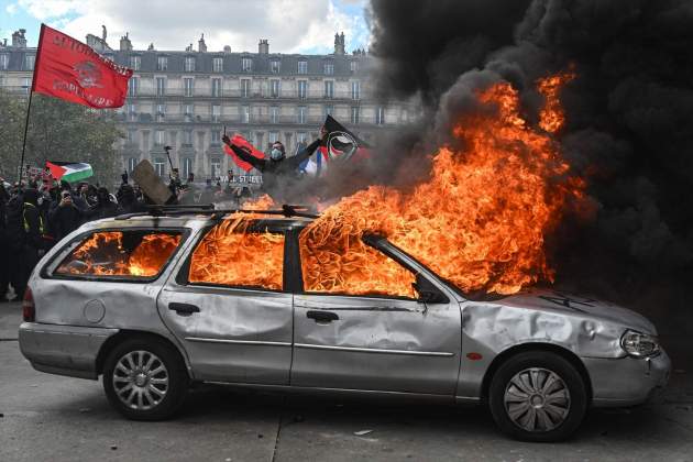 La plaça de la República de París dissabte passat / Europa Press La plaça de la República de París dissabte passat / Europa Press