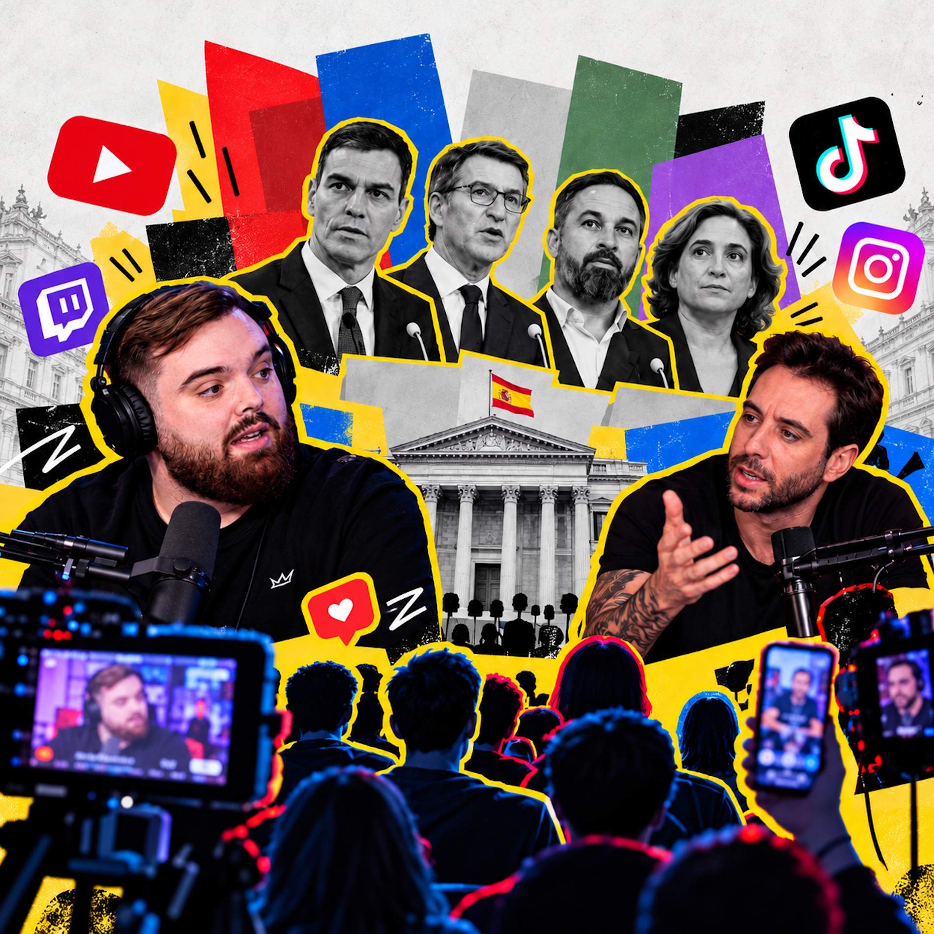 Els 'influencers' entren en política: d'Ibai Llanos a Jordi Wild, una nova manera de fer campanya
