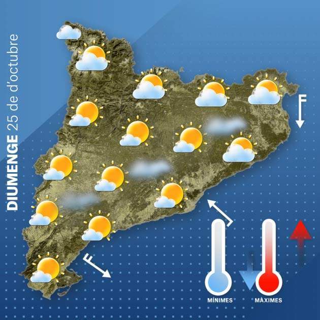 Mapa Catalunya diumenge 24 10
