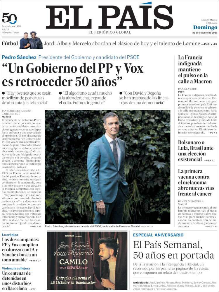 'El País' 25 'El País' 25