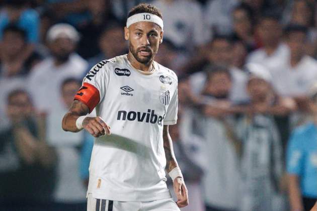 Neymar jugant amb el Santos Foto SantosFC