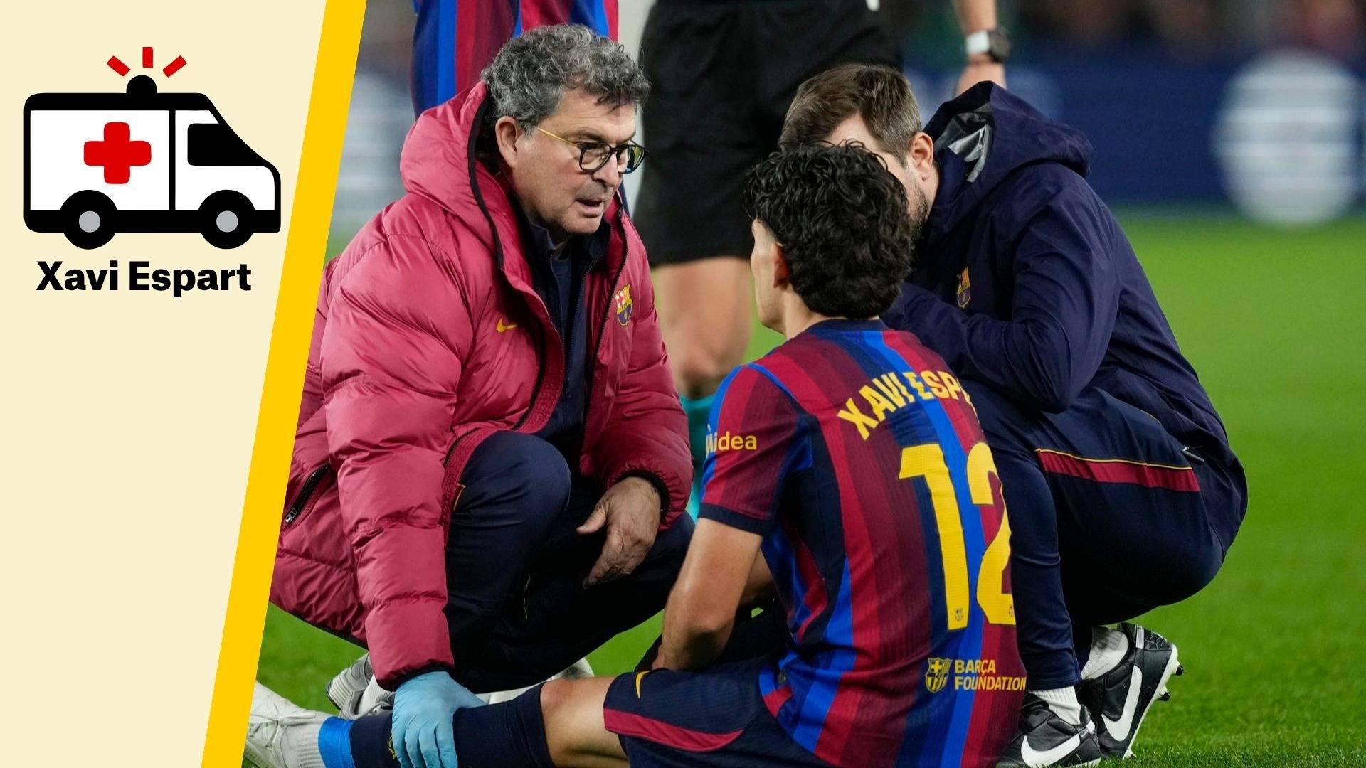 Lesió de Xavi Espart: què li passa, quina lesió té i quant temps estarà de baixa amb el Barça