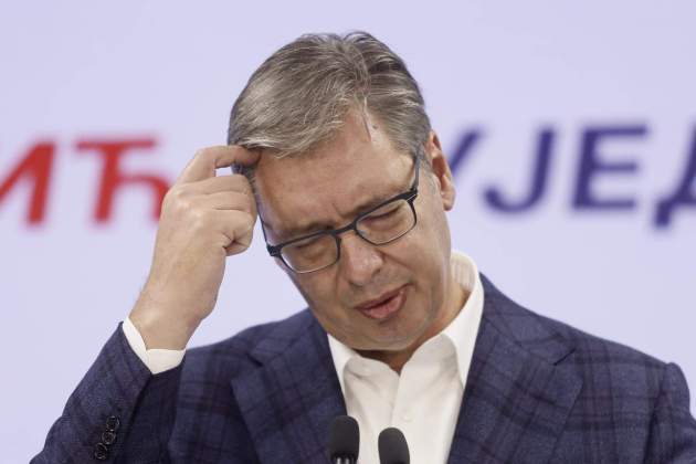 Vučić reconeix la derrota / EFE Vučić reconeix la derrota / EFE