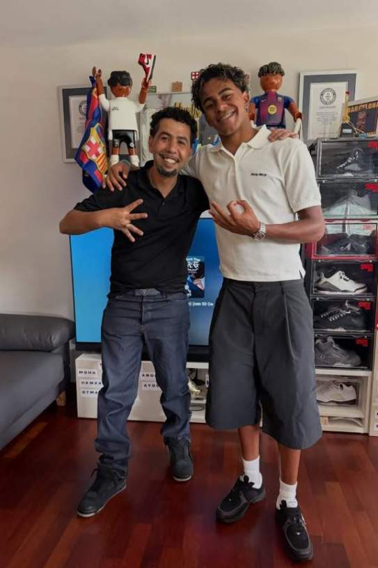 Lamine Yamal amb el seu pare Mounir / Instagram Lamine Yamal amb el seu pare Mounir / Instagram