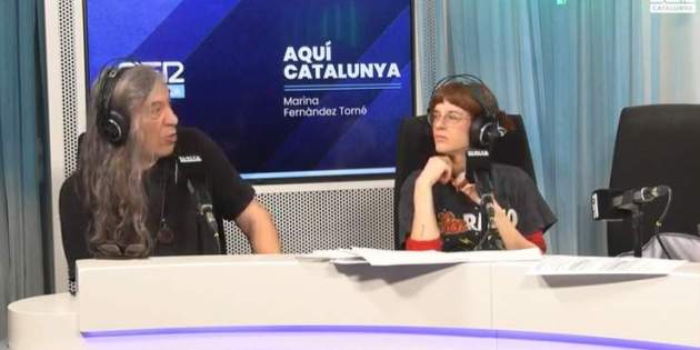 Gerard Quintana y Charlie Pee en SER Catalunya Gerard Quintana y Charlie Pee en SER Catalunya