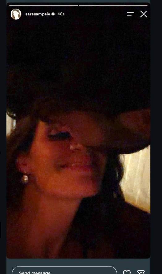 El misteriós selfie que Sara Sampaio va esborrar / Instagram