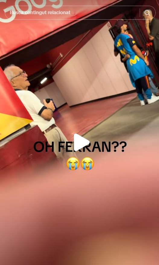 Ferran Torres després del partit Espanya   Croacia / TikTok 