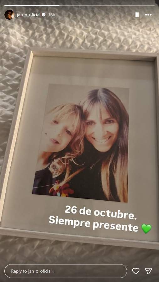 La dedicatoria de Jan Orozco para su madre / Instagram La dedicatoria de Jan Orozco para su madre / Instagram