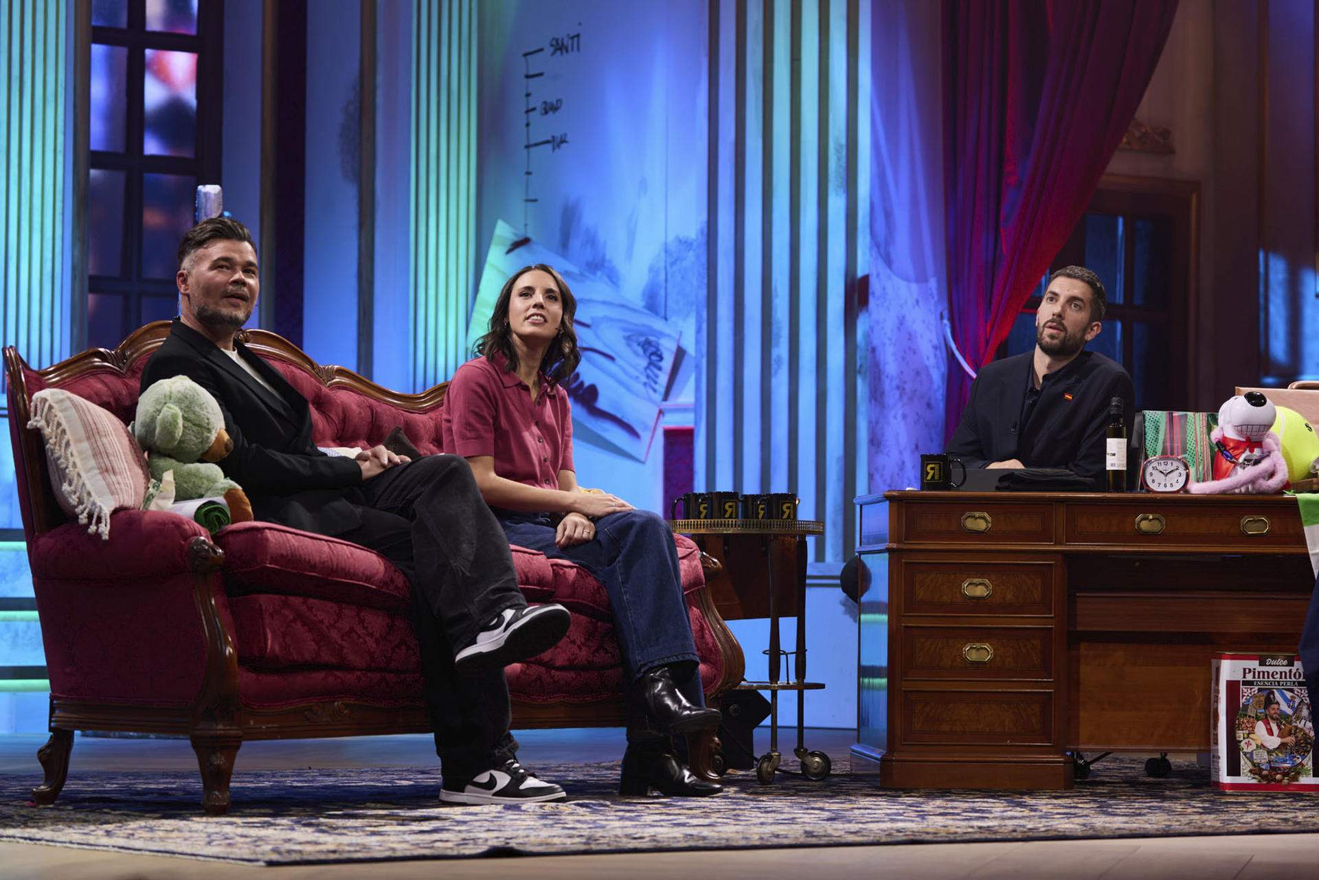 El duo Rufián-Montero, encara afinant a La Revuelta