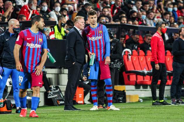 Koeman Piqué Agüero / Foto: Europa Press Koeman Piqué Agüero / Foto: Europa Press