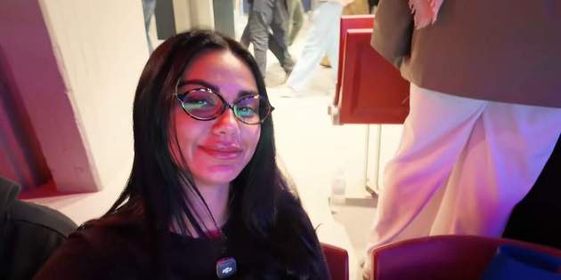 Claudia Rodríguez al Camp Nou / YouTube Claudia Rodríguez al Camp Nou / YouTube