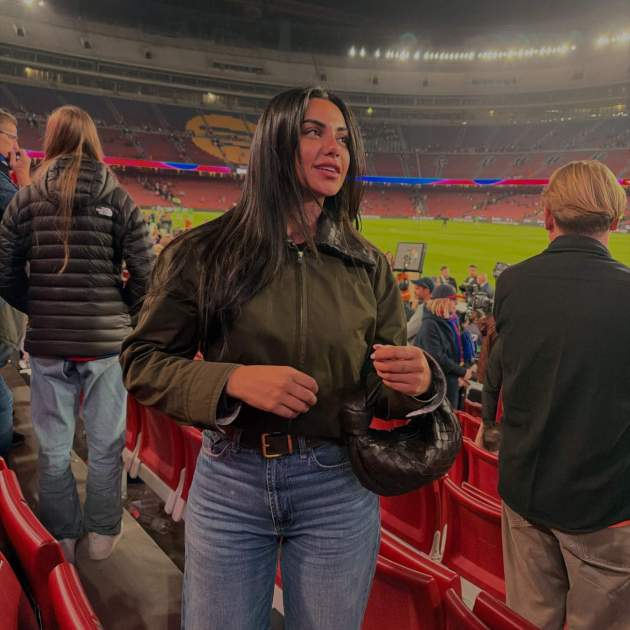 Claudia Rodriguez al Camp Nou / Instagram Claudia Rodriguez al Camp Nou / Instagram